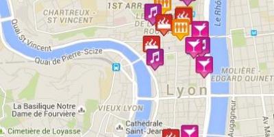 Kaart gay-Lyon